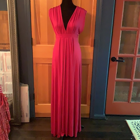 NWT Tart fuschia maxi halter dress - Picture 5 of 12